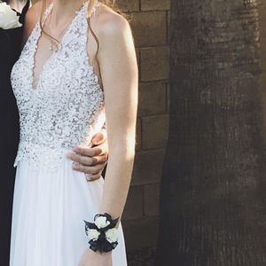 White Sherri Hill Prom Dress